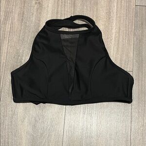 Time and Tru Black Women's Crop Top